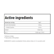 Trec 100% Kreatin Monohidrát italpor - ízesítetlen - 600g