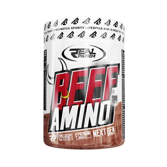 Real Pharm Beef Amino - Marha aminosav - 300 tabletta Real Pharm Beef Amino - Marha aminosav - 300 tabletta