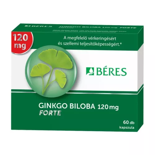 Béres Ginkgo Biloba 120mg Forte 60db kapszula