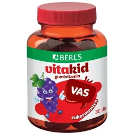 Béres Vitakid Vas gumivitamin 30db gumitabletta
