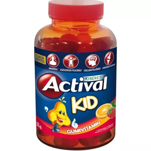 Béres Actival Kid gumivitamin 90db gumitabletta