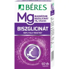 Béres Magnézium biszglicinát + B6- vitamin 60db kapszula