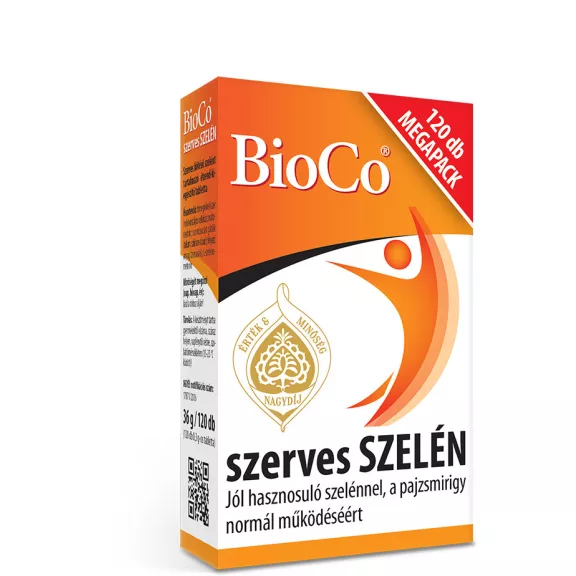 BioCo Szerves Szelén 100mcg 120db tabletta BioCo Szerves Szelén 100mcg 120db tabletta