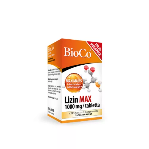 BioCo Lizin MAX 1000mg 100 tabletta