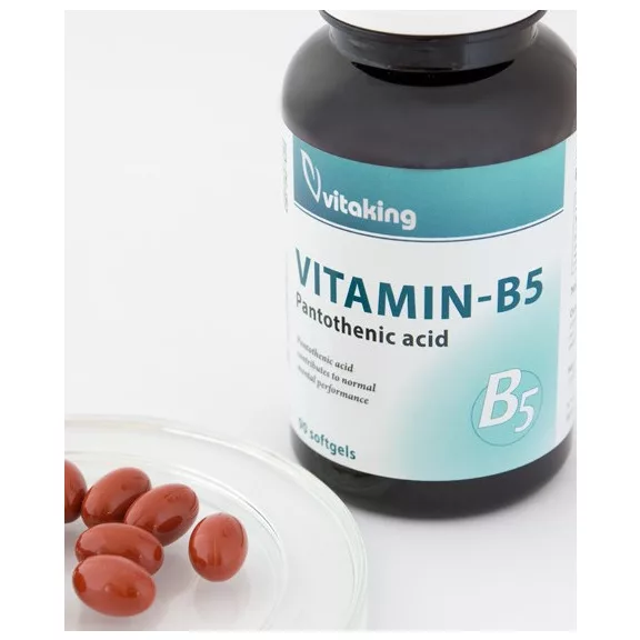 Vitaking B5 Pantoténsav 200mg (90) lágykapszula