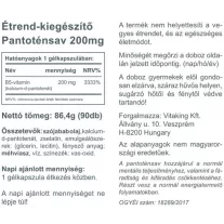 Vitaking B5 Pantoténsav 200mg (90) lágykapszula