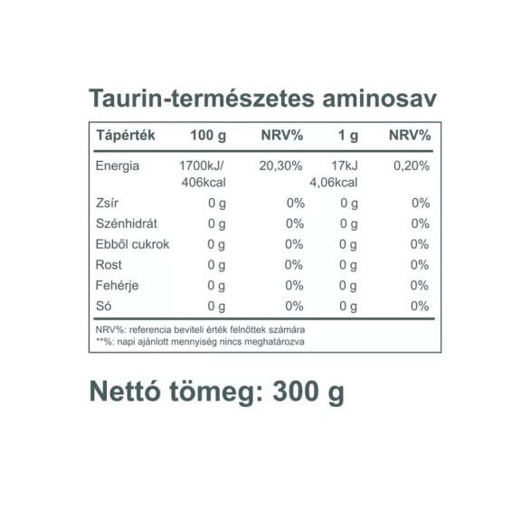 Vitaking Taurin - Taurine por 300g