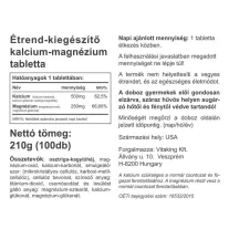 Vitaking Calcium+Magnesium 500mg/250mg (100) tabletta