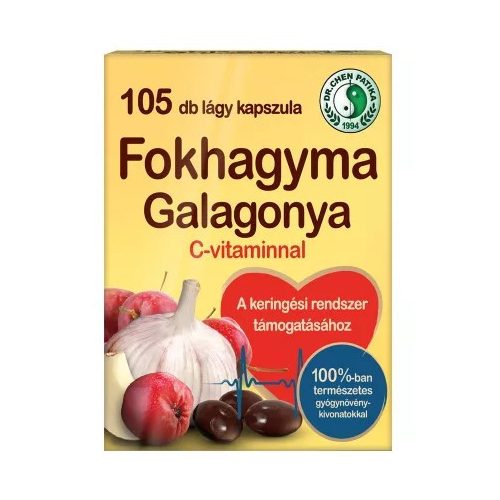 Dr. Chen Fokhagyma és Galagonya 105db lágyzselatin kapszula