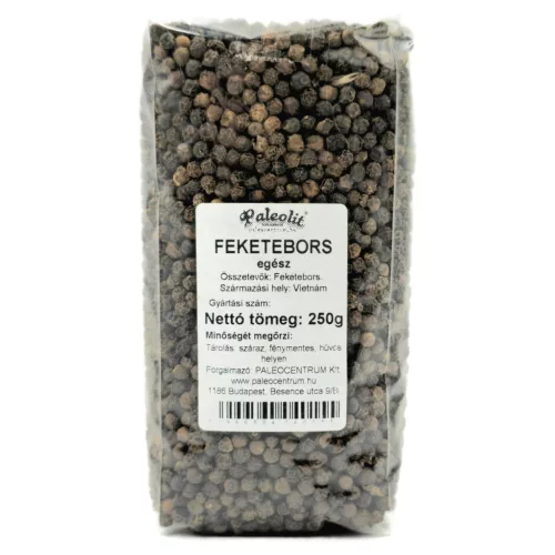 Paleolit Feketebors szemes 250g 550g/l Black Pepper cleaned
