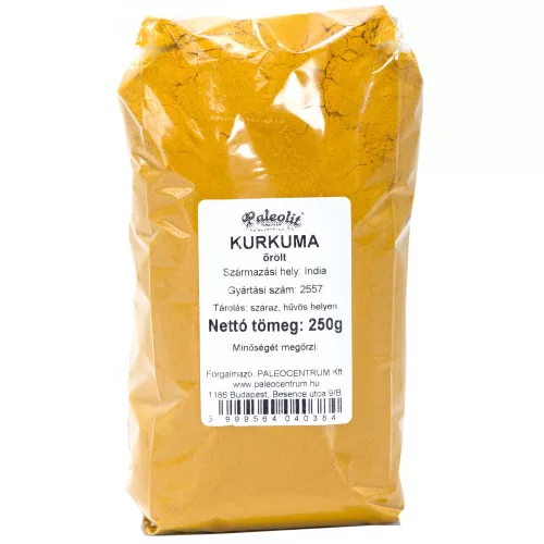 Paleolit Kurkuma őrölt 250g Turmeric powder orange