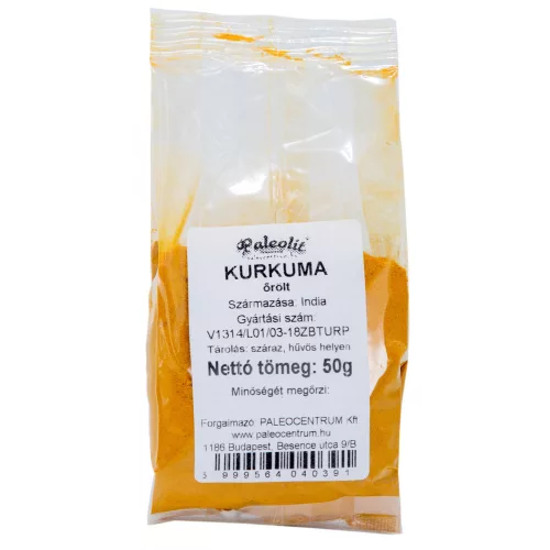 Paleolit Kurkuma őrölt 50g Turmeric powder orange