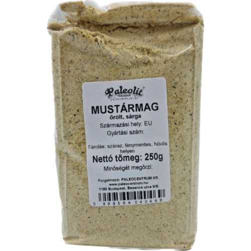 Paleolit Mustármag őrölt sárga 250g Yellow mustard powder