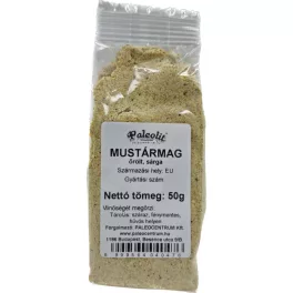 Paleolit Mustármag őrölt sárga 50g Yellow mustard powder
