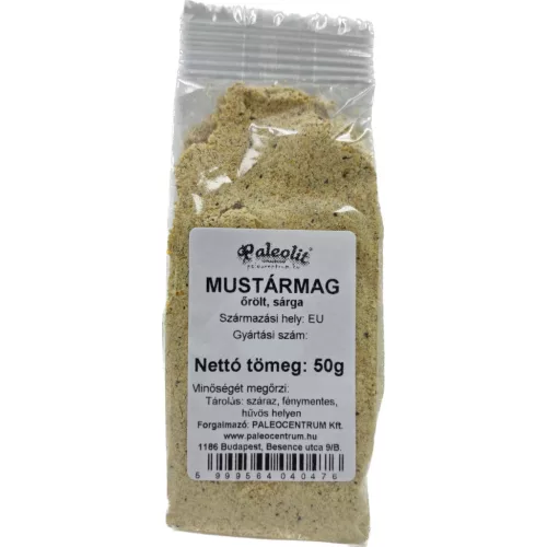 Paleolit Mustármag őrölt sárga 50g Yellow mustard powder