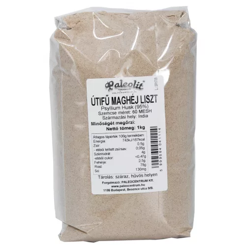 Paleolit Útifű maghéj liszt 1kg Psyllium Husk 95% 60 mesh
