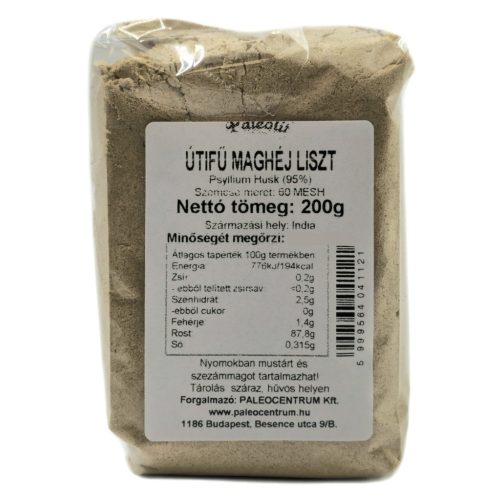 Paleolit Útifű maghéj liszt 200g Psyllium Husk 95% 60 mesh