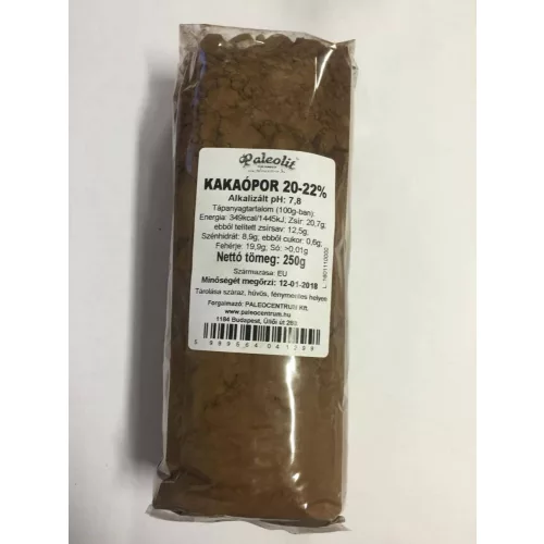 Paleolit Kakaópor 20-22% Alkalizált 250g holland típusú