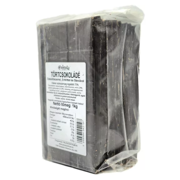 Paleolit Étcsokoládé eritrittel 1kg lédig Paleolit Étcsokoládé eritrittel 1kg lédig