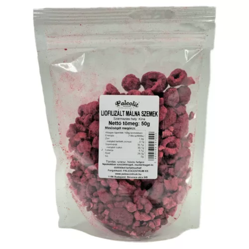 Paleolit Liofilizált málna szemek 50g Raspberries freeze-dried