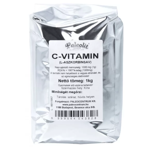 Paleolit Aszkorbinsav (C-vitamin) 1kg Paleolit Aszkorbinsav (C-vitamin) 1kg
