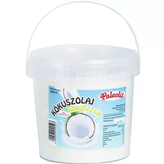 Paleolit Kókuszolaj 1l vödrös Paleolit Kókuszolaj 1l vödrös