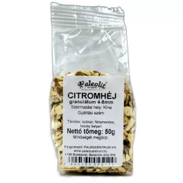 Paleolit Citromhéj 5x5mm szárított 50g Lemon peels