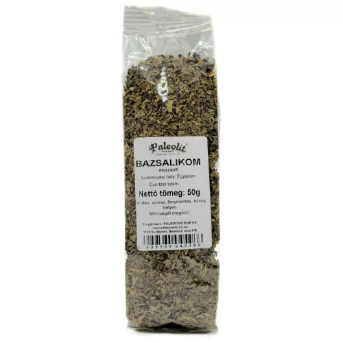 Paleolit Bazsalikom morzsolt 50g Basil leaves crushed without stems