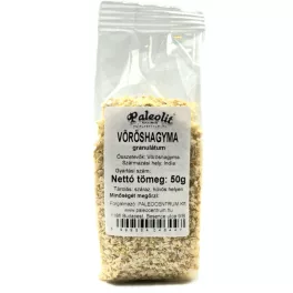 Paleolit Vöröshagyma granulátum 50g Onion minced 1-3mm