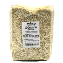 Paleolit Vöröshagyma granulátum 250g Onion minced 1-3mm