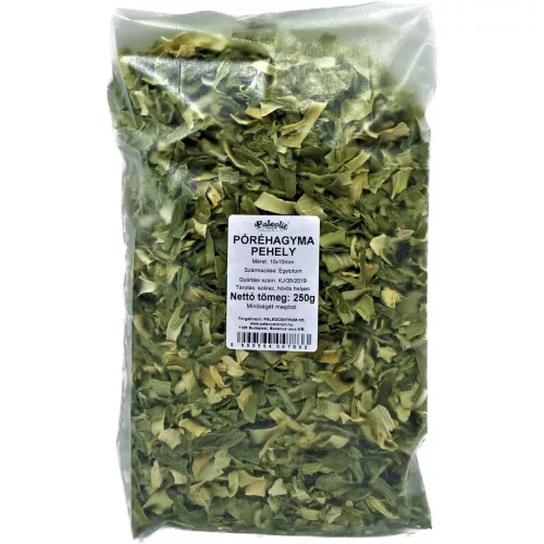 Paleolit Póréhagyma pehely 5x5mm 250g Green leek flakes 5x5mm