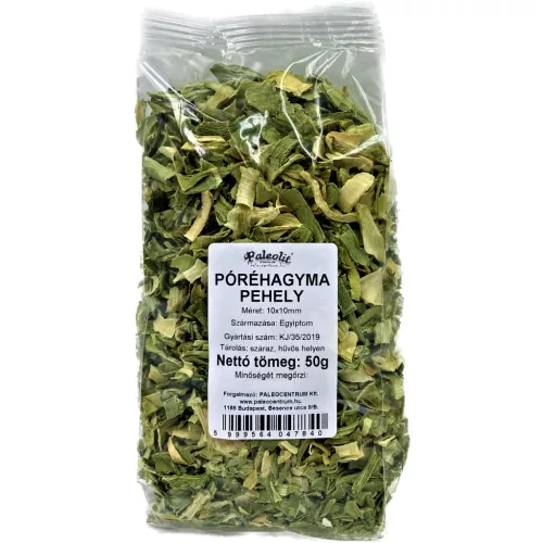 Paleolit Póréhagyma pehely 5x5mm 50g Green leek flakes 5x5mm