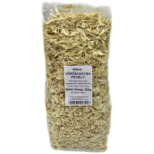 Paleolit Vöröshagyma pehely 250g Onion kibbled