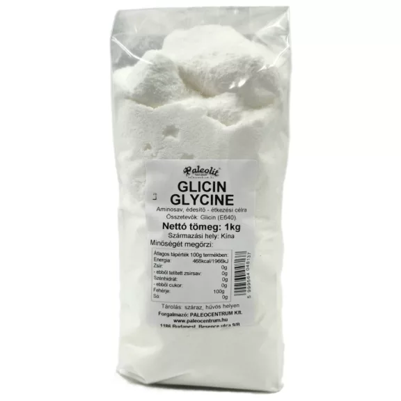 Paleolit Glicin - Glycine 1kg aminosav, édesítő Paleolit Glicin - Glycine 1kg aminosav, édesítő