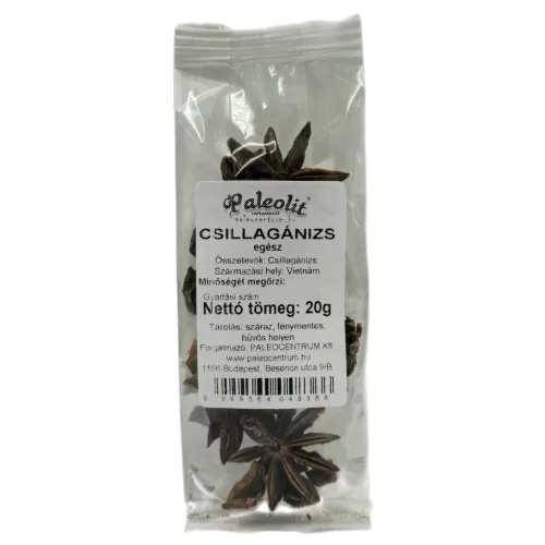 Paleolit Csillagánizs egész 20g Star Anise