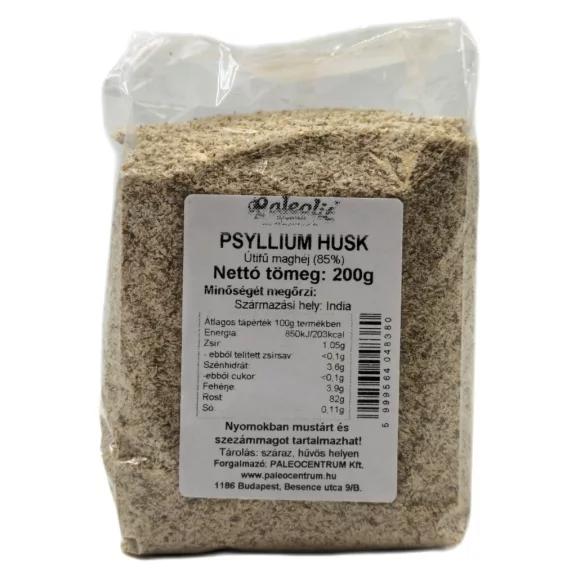 Paleolit Psyllium Husk 85% 200g (útifű maghéj) Paleolit Psyllium Husk 85% 200g (útifű maghéj)