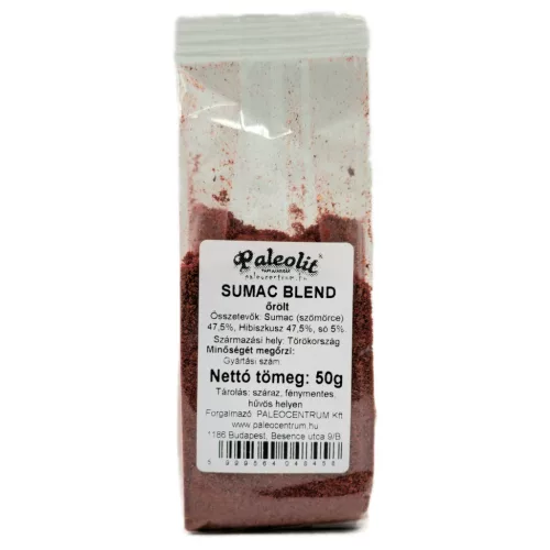 Paleolit Sumac blend őrölt 50g 50% sumac + 50% hibiszkusz keverék