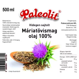   Paleolit Máriatövismag olaj 100% 500ml hidegen sajtolt (Silybum marianum)