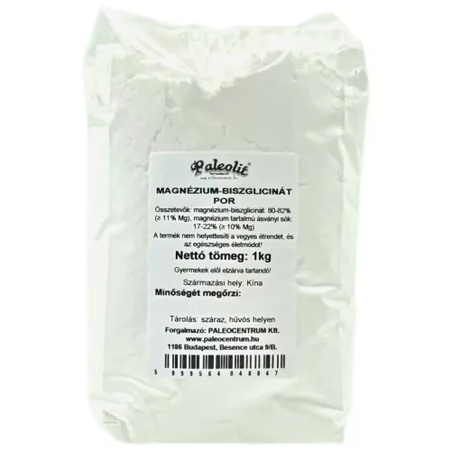 Paleolit Magnézium-biszglicinát por 1kg Magnesium Bisglycinate Powder