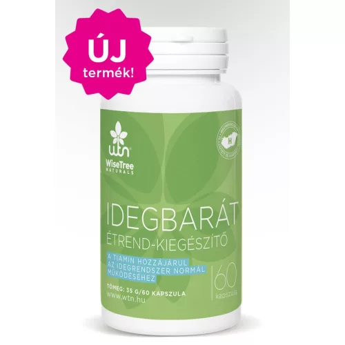 WTN Idegbarát étrend-kiegészítő az ideg rendszer normál működéséhez 60 kapszula