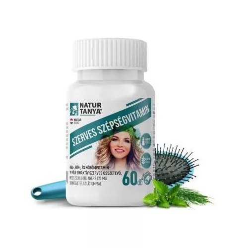 Natur Tanya® Szerves szépségvitamin 60db kapszula haj, bőr köröm vitamin