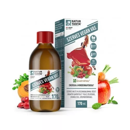Natur Tanya® Szerves Vegán Vas szirup 170ml