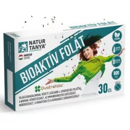 Natur Tanya® Bioaktív Folát 800mcg 30db vegán tabletta