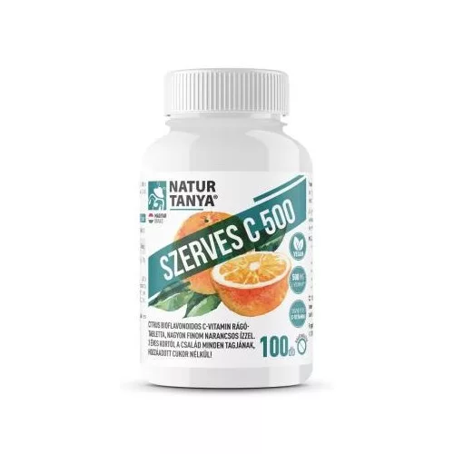 Natur Tanya® Szerves C500 100db rágótabletta