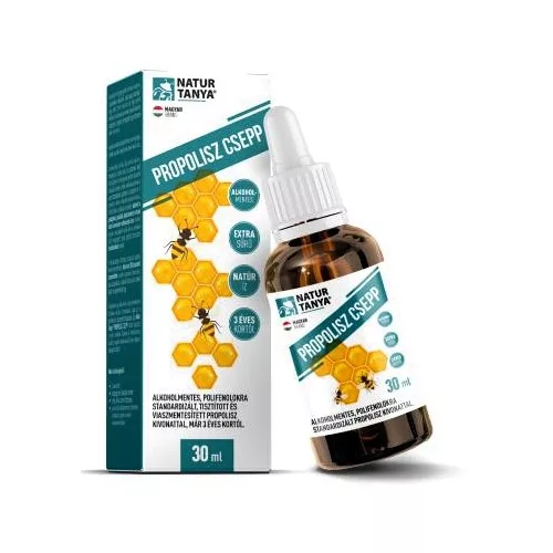 Natur Tanya® Propolisz csepp 30ml alkoholmentes, extra sűrű kivonat