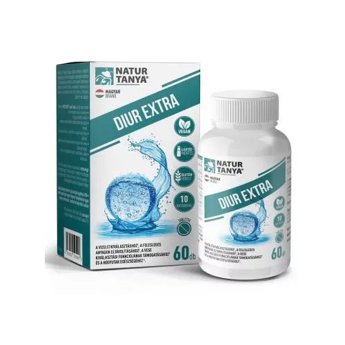 Natur Tanya® Diur Extra 60db tabletta vizeletkiválasztás, vese, húgyutak