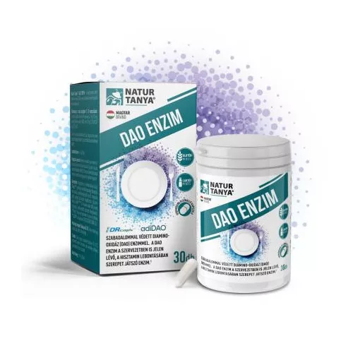 Natur Tanya® DAO ENZIM 30db kapszula Diamino-oxidáz enzim