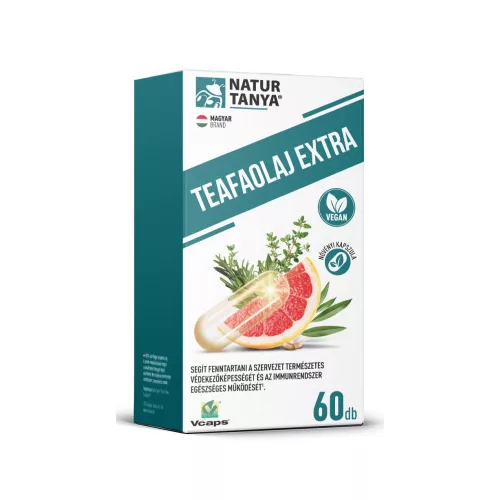 Natur Tanya® Teafaolaj Extra 60db növényi mikrokapszula