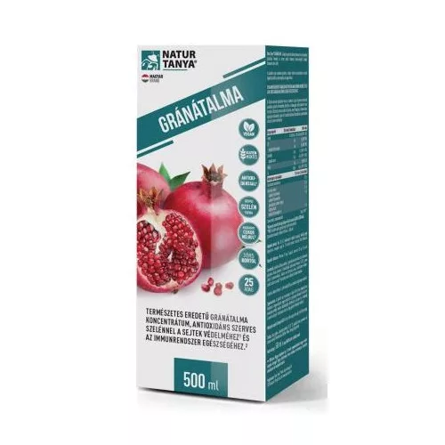 Natur Tanya® Gránátalma ital 500ml koncentrátum és kivonat szelénnel