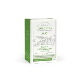   Györgytea Fehér akácvirágos 50g teakeverék Reflux tea No.50